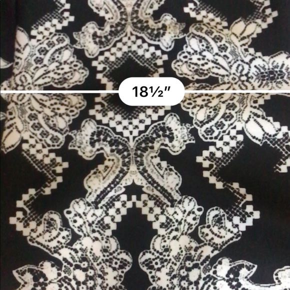 R&K Black and white pattern dress, Sz 16 - Picture 7 of 8